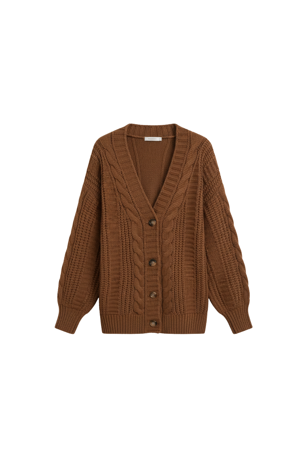 Women’s Oversized Cable Knit Cardigan - photo 1