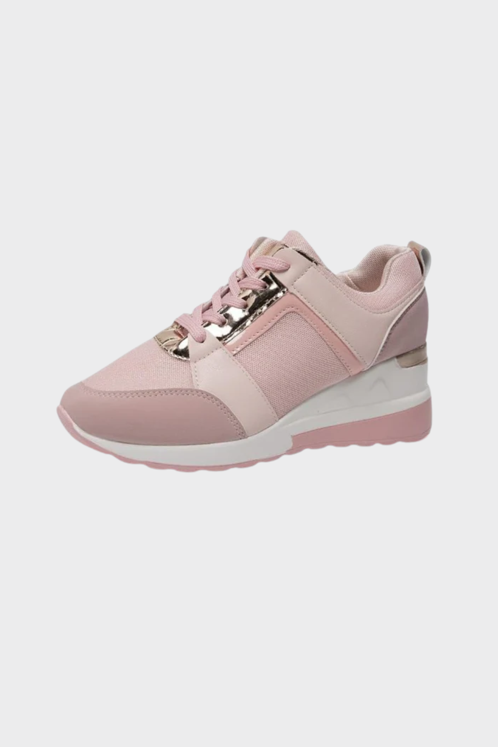 Women’s Comfortable Wedge Trainers Lightweight Casual Walking Sneakers - photo 3