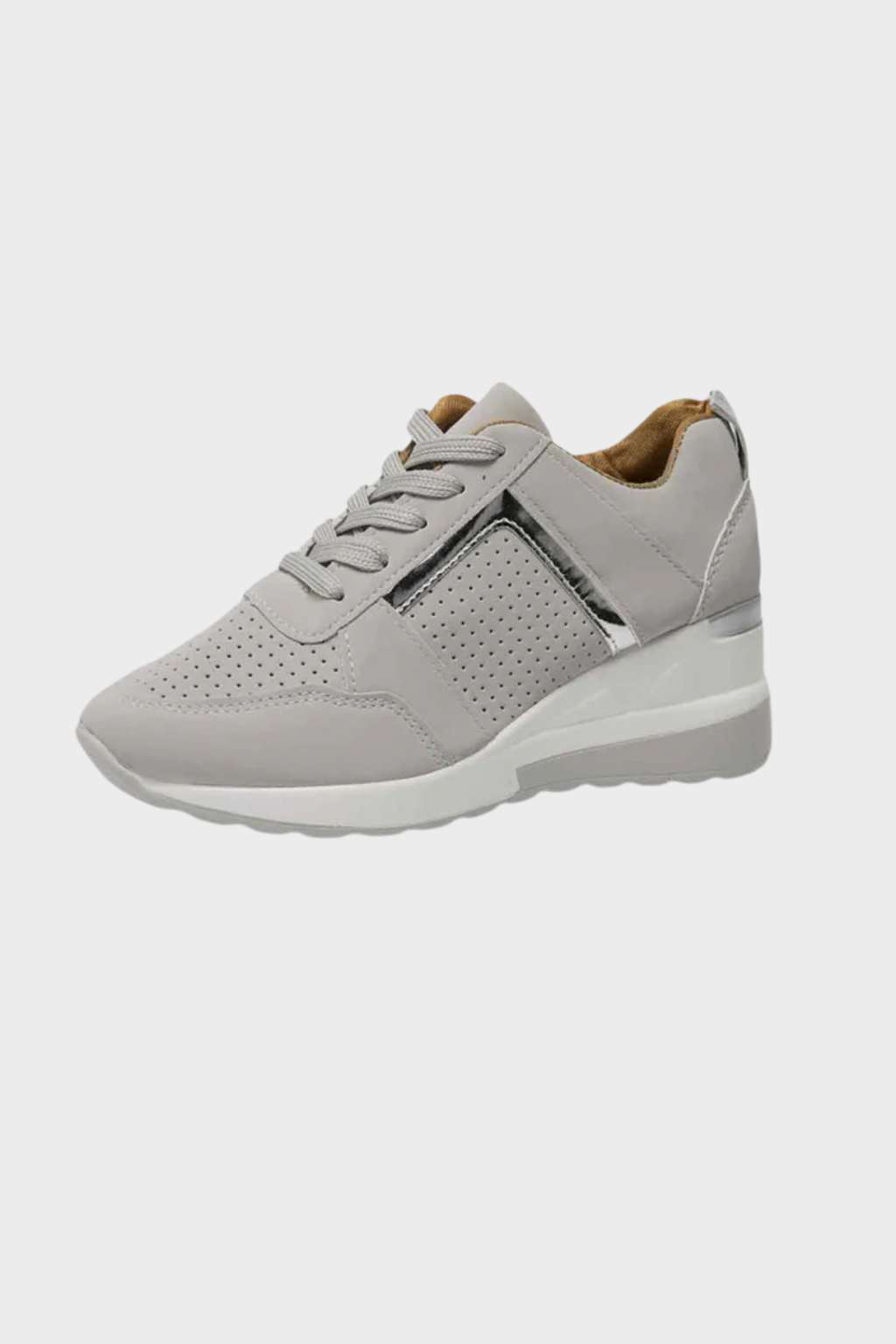 Women’s Comfortable Wedge Trainers Lightweight Casual Walking Sneakers - photo 4