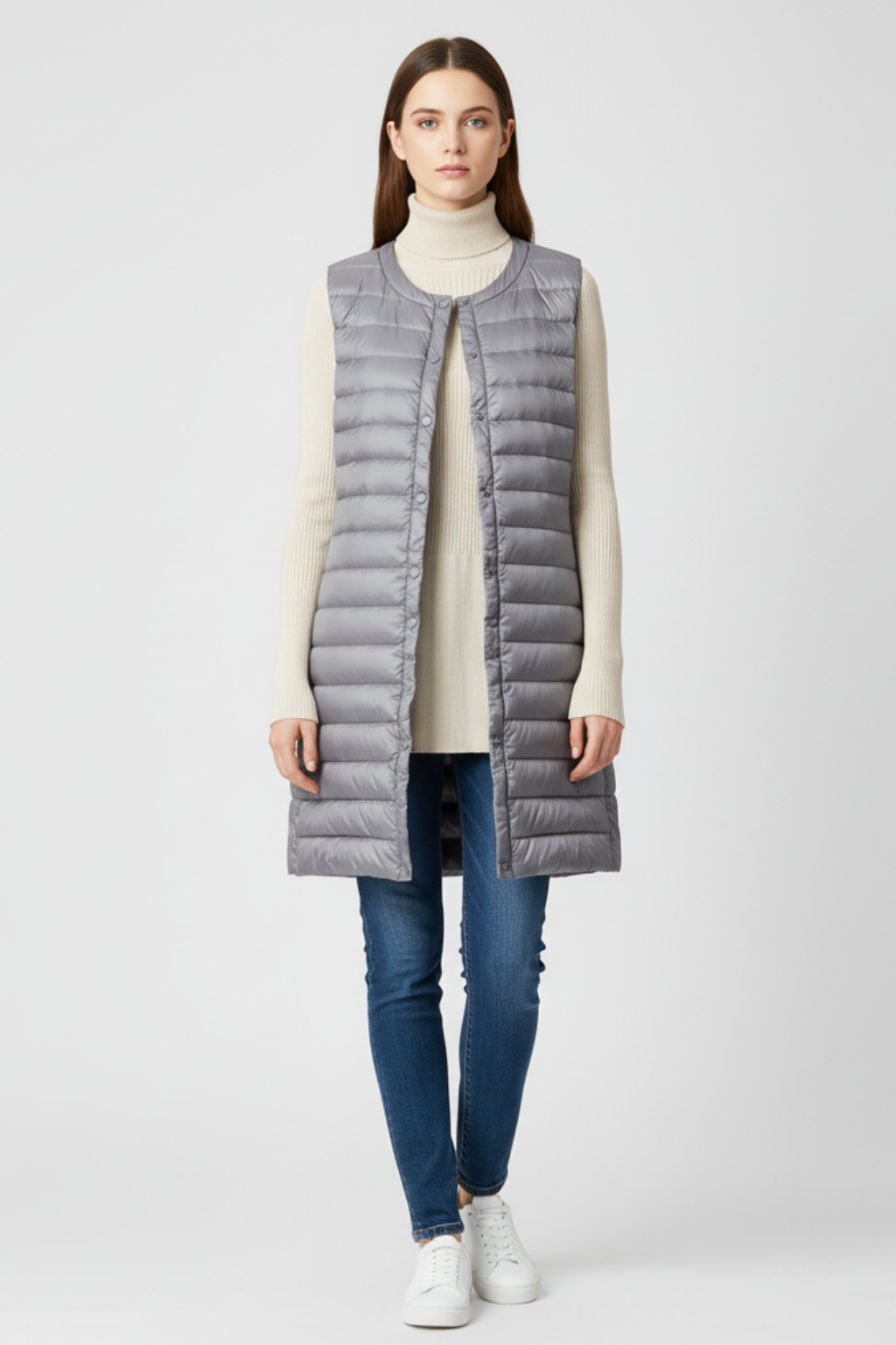 Women’s Ultra Light Long Down Vest - photo 3