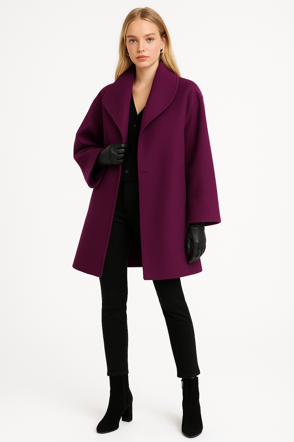 Cappotto invernale da donna classico