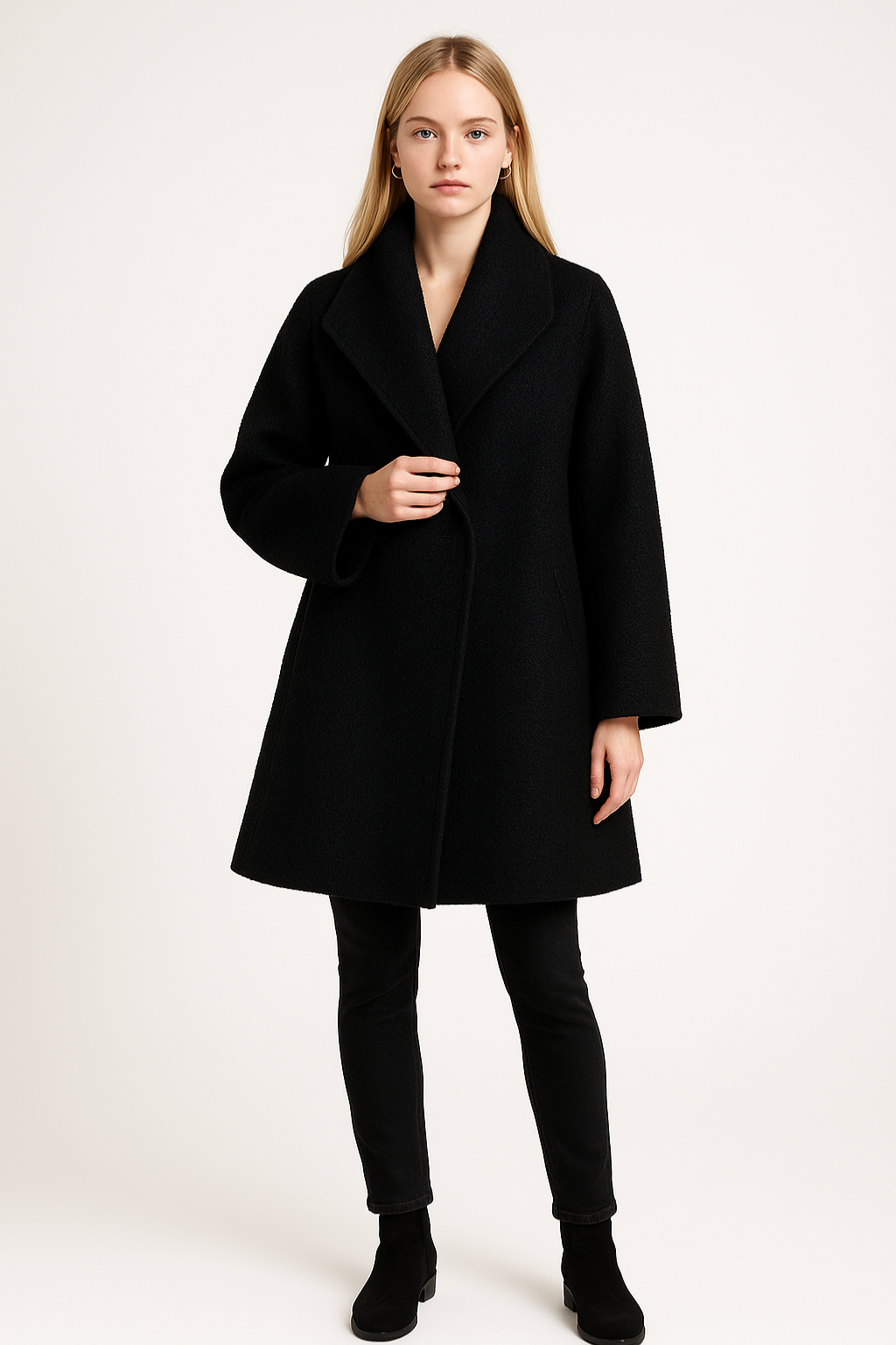 Cappotto invernale da donna classico