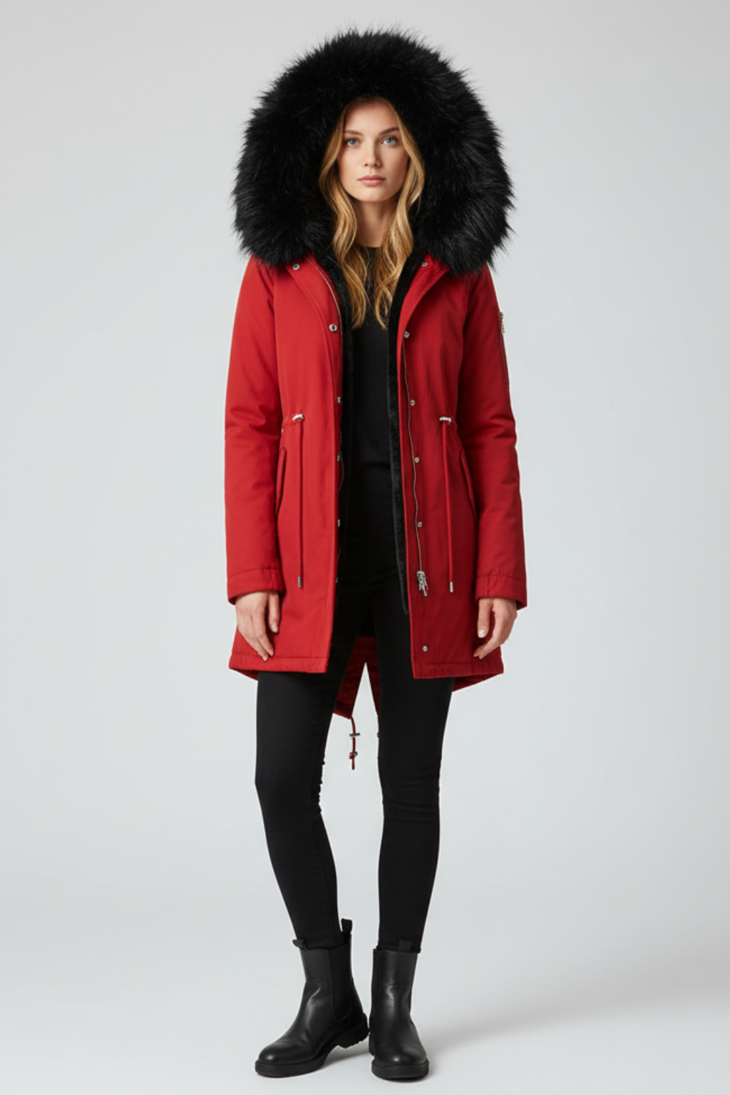 Parka de iarnă pentru femei, pentru căldură și eleganță
