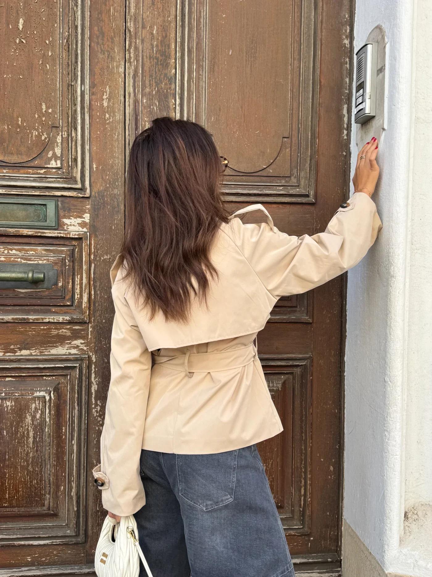 Women's Tailored Water Repellent Trench Coat - photo 3