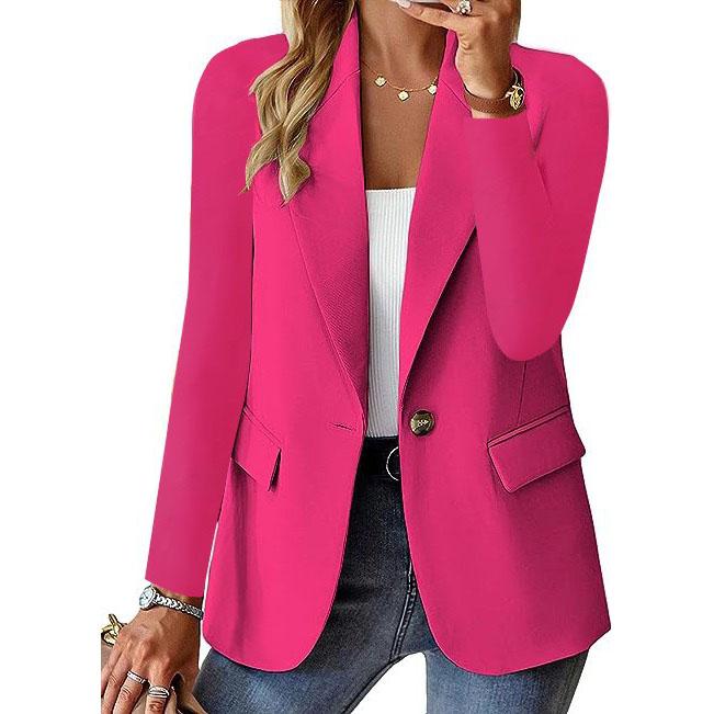 Blazer da donna alla moda con un bottone