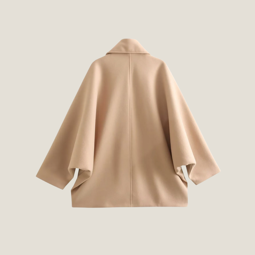 Adela - Women's Relaxed Coat with Button Front