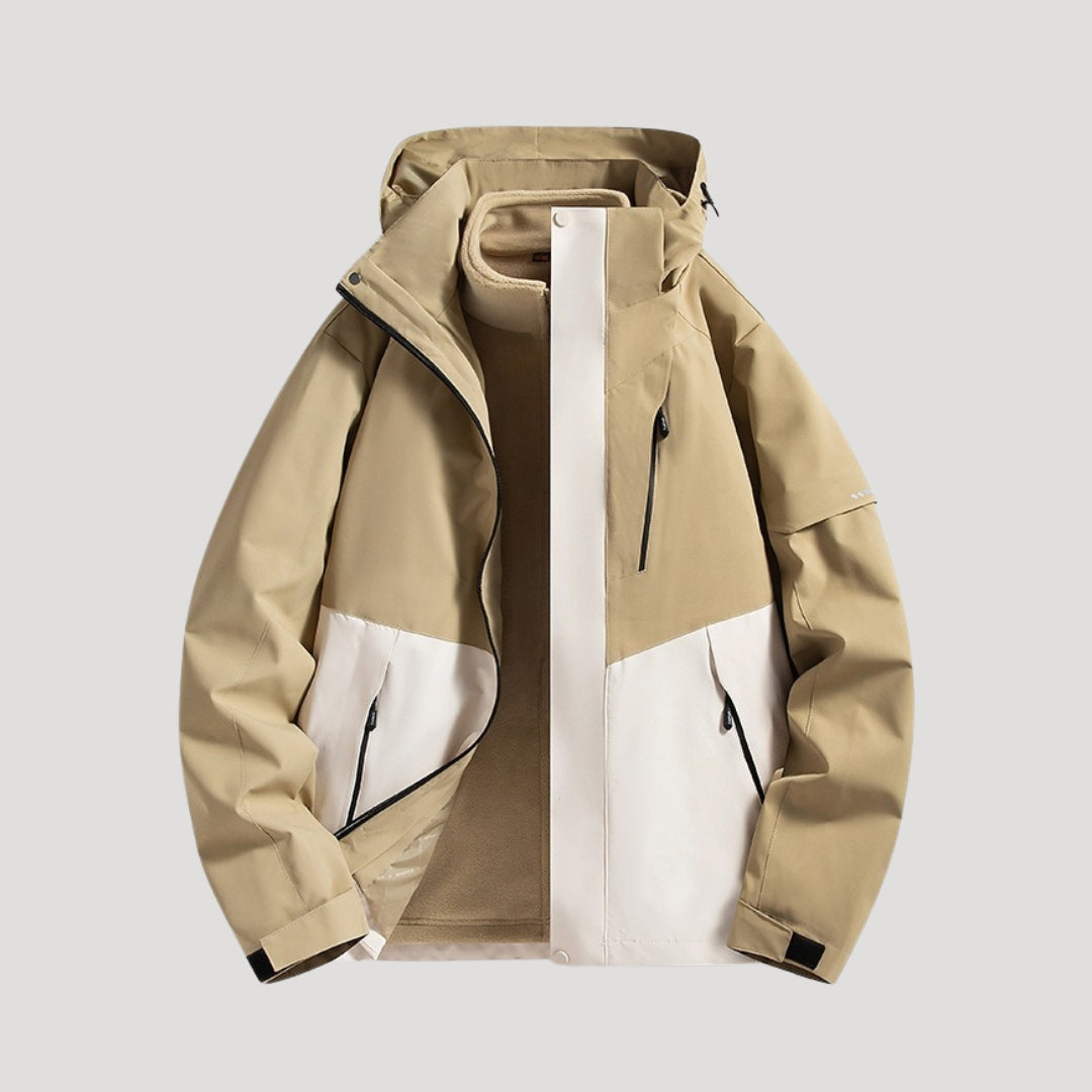 Adelia - Women's Waterproof Hooded Rain Jacket with Zip Pockets - photo 10