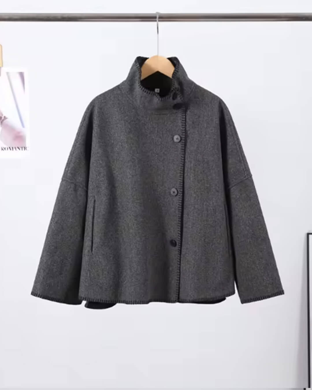 Alethea - Women's Jacket with Button Front - photo 2