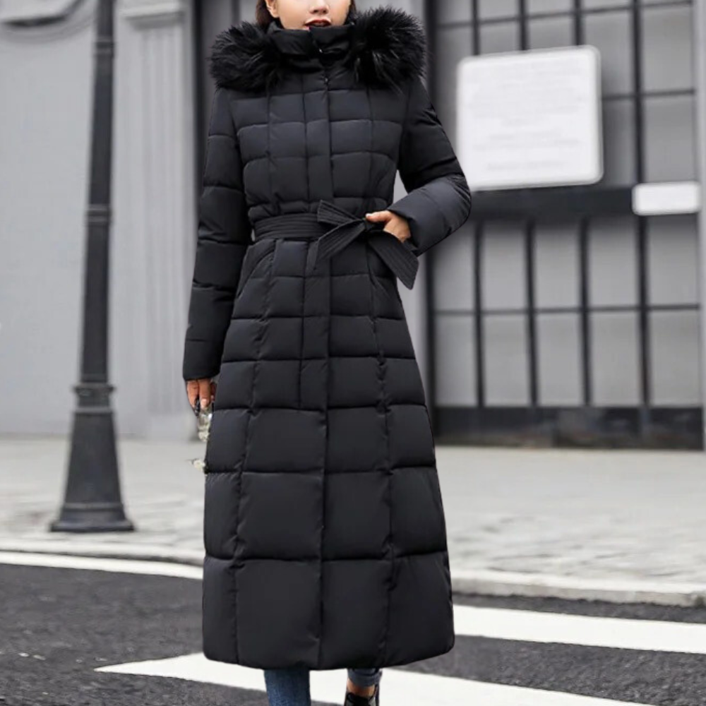 Amabel - Women's Longline Coat with a Quilted Finish - photo 3