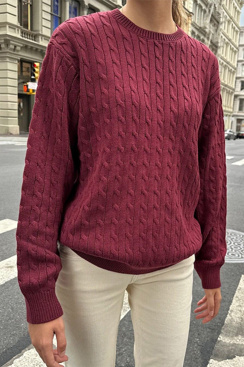 Ambrosine - Women's Knitted Jumper with Long Sleeves - photo 10