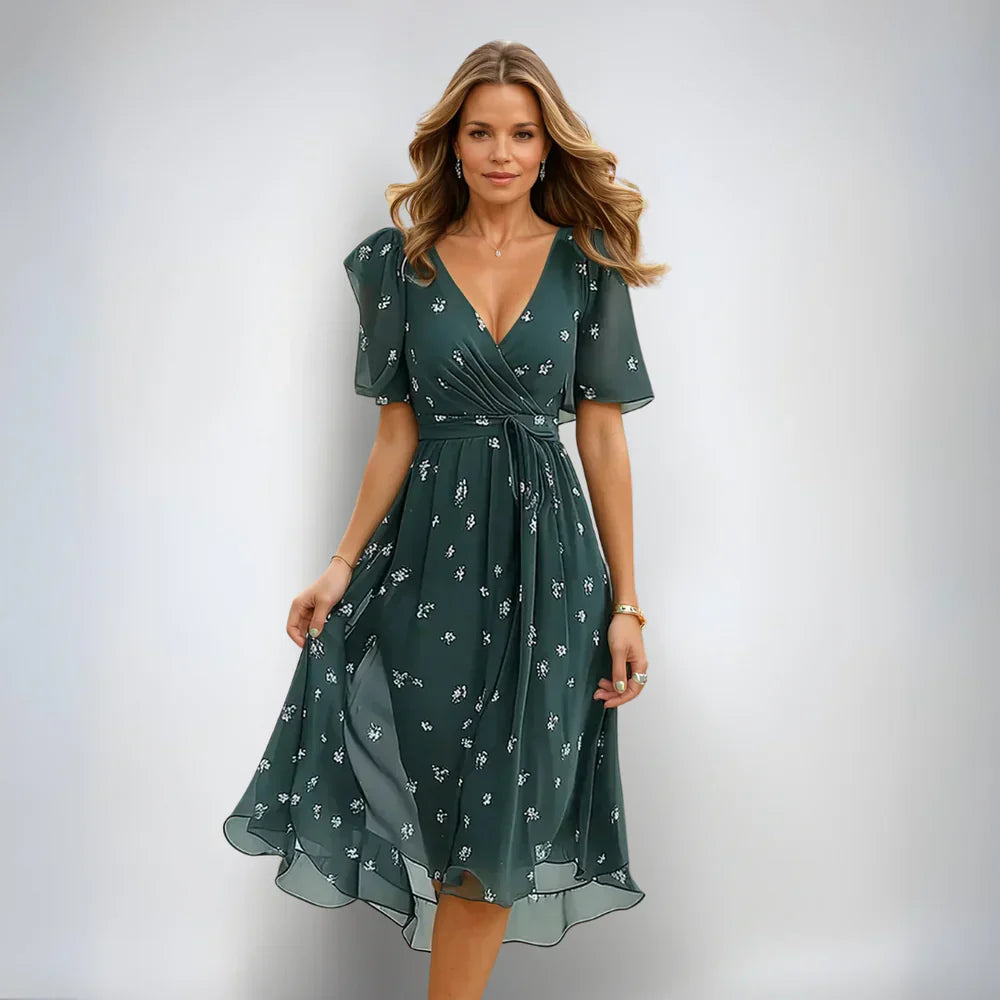 Women’s Short Sleeve Dress | Midi - photo 1