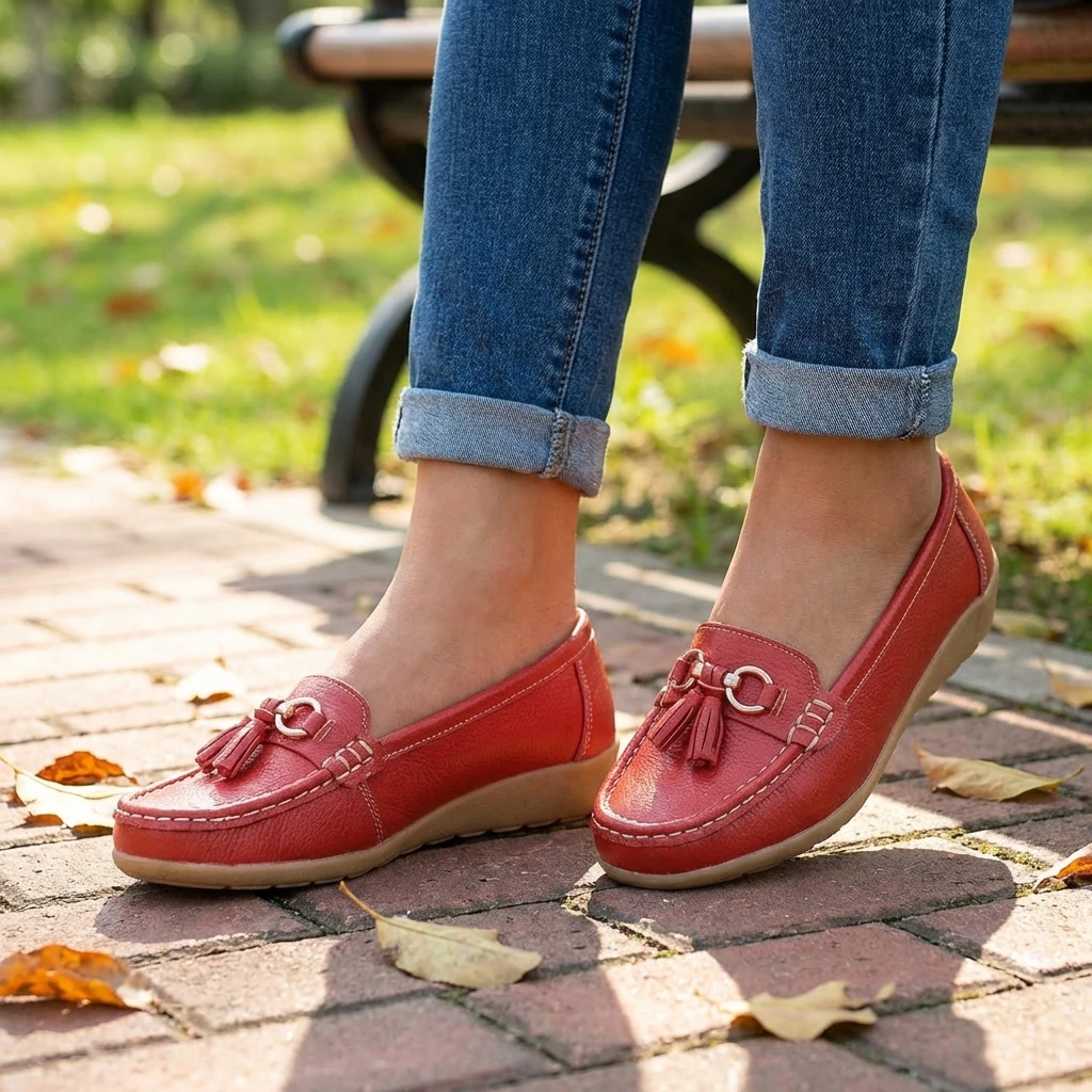 Women's Orthopedic Slip On Loafers with Cushioned Sole - photo 2