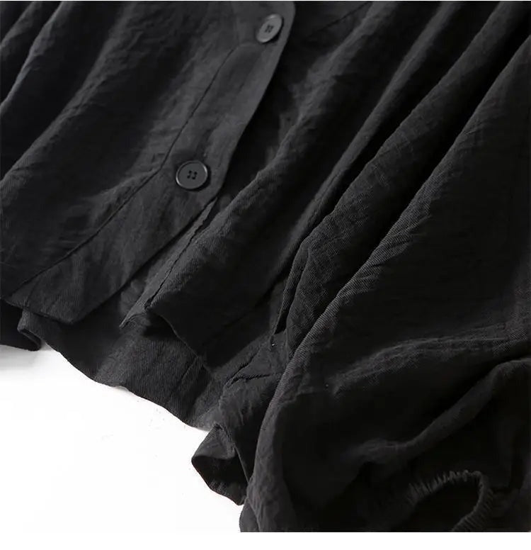 Arabelle - Women's Blouse with Button Front and V-Neck - photo 6