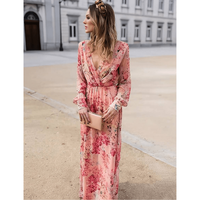 Arletta - Women's Maxi Dress with Floral Print - photo 3