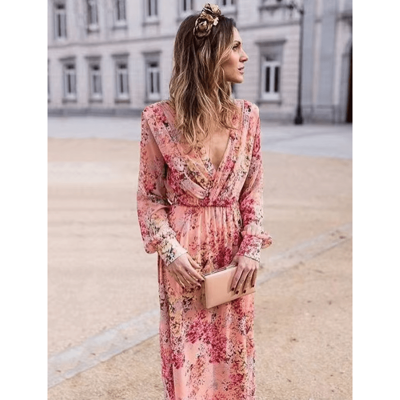 Arletta - Women's Maxi Dress with Floral Print - photo 5