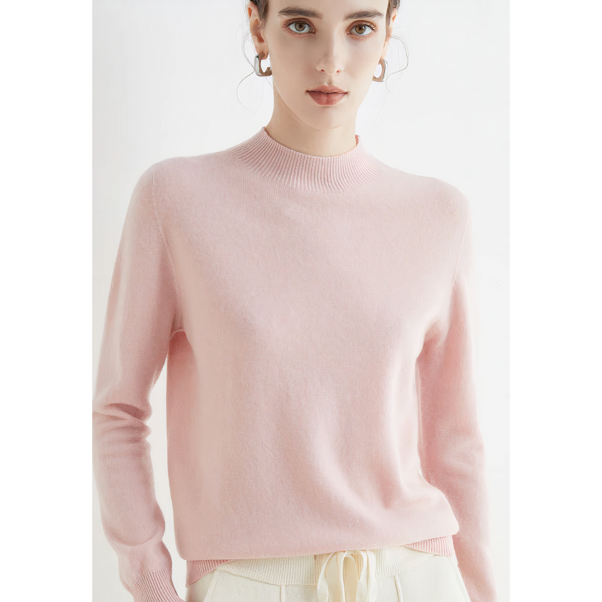 Armande - Women's Jumper with Roll Neck and Long Sleeves - photo 6