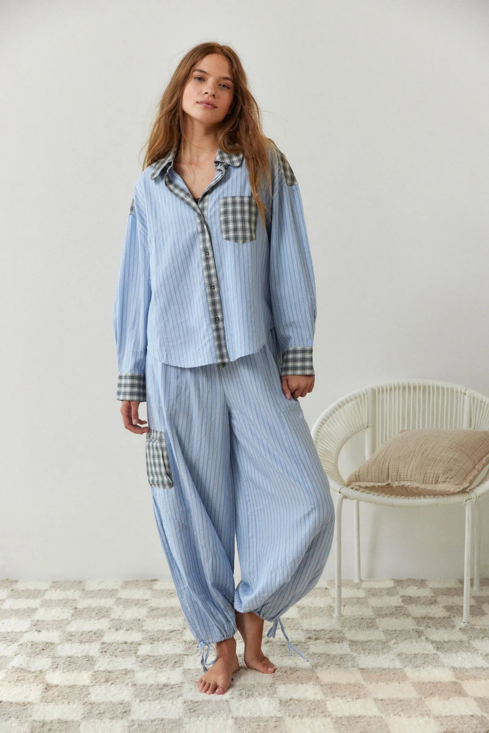 Allison - Women's Stretch Cotton Pyjama Set for Summer