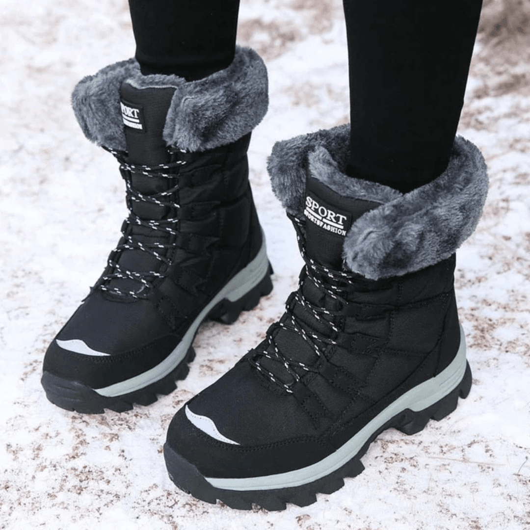 Women's Waterproof Winter Boots with Thermal Lining