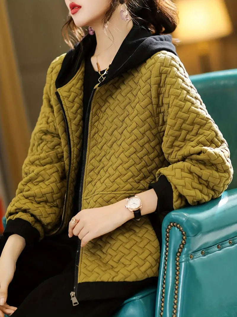 Mirelle - Lightweight Quilted Hoodie Coat for Women - photo 5