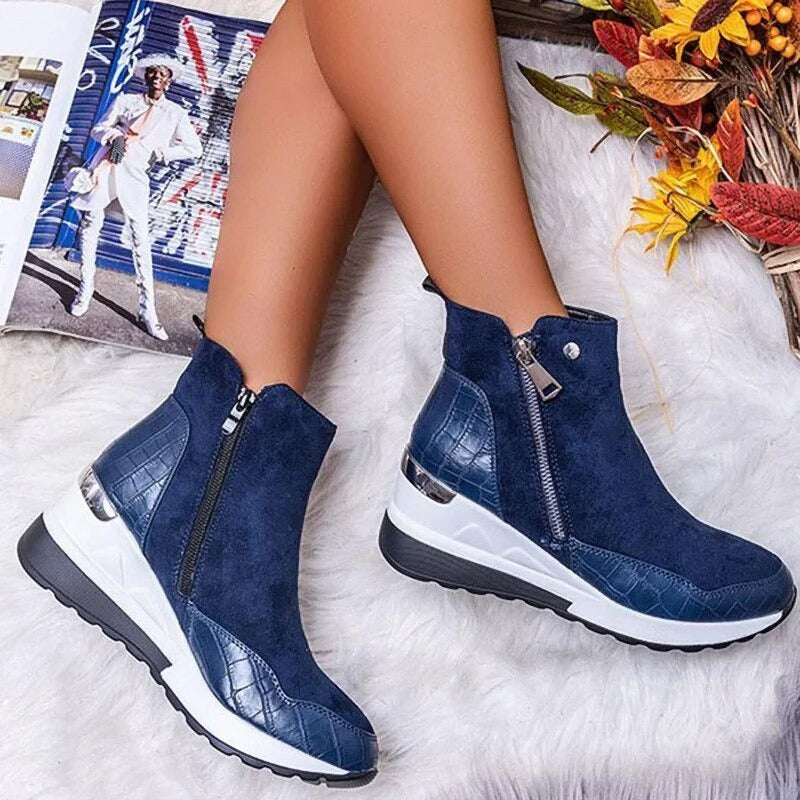 Beverly - Women's Boots with Zip Front - photo 4