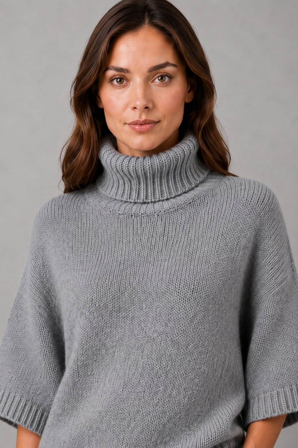 Birdie - Women's High Neck Batwing Knit Jumper - photo 4