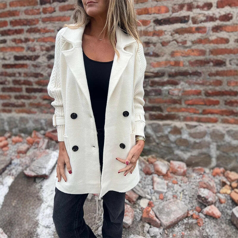 Brenda - Women's Relaxed Jacket with Side Pockets and Collar - photo 2