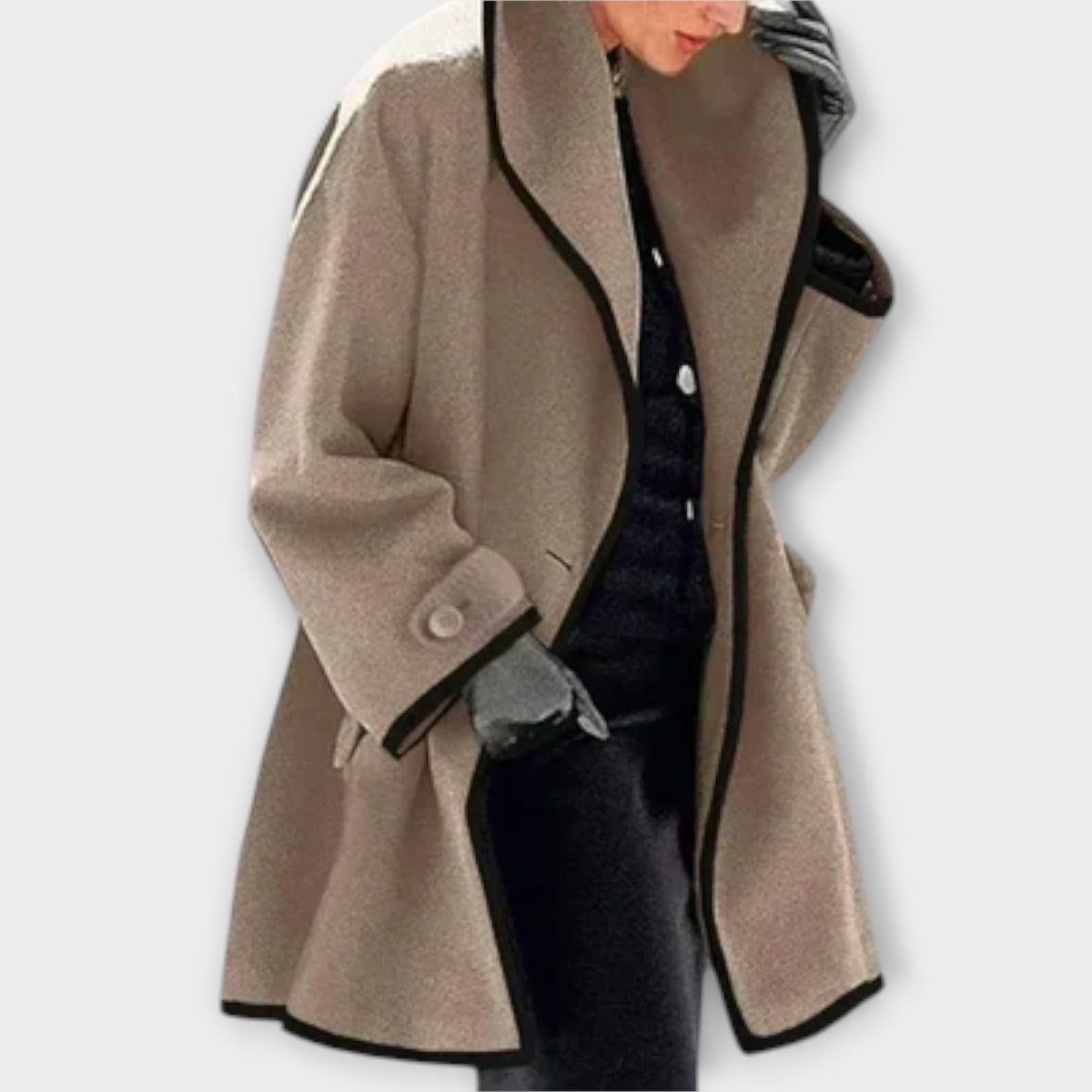 Sherry - Women's Elegant Belted Trench Coat - photo 4