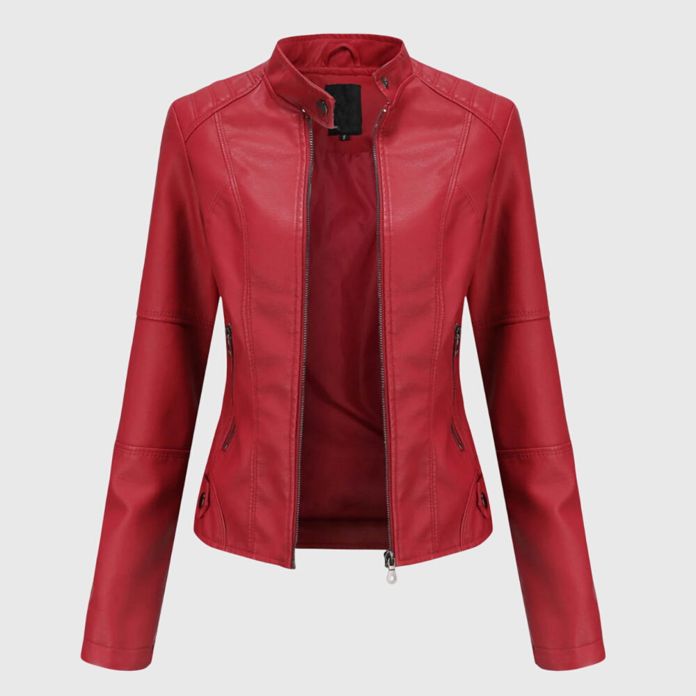Giorgina - Giacca in pelle elegante da donna