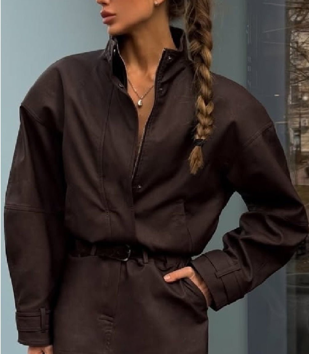 Caitlin - Women's Jacket with Zip Front and Collar - photo 11