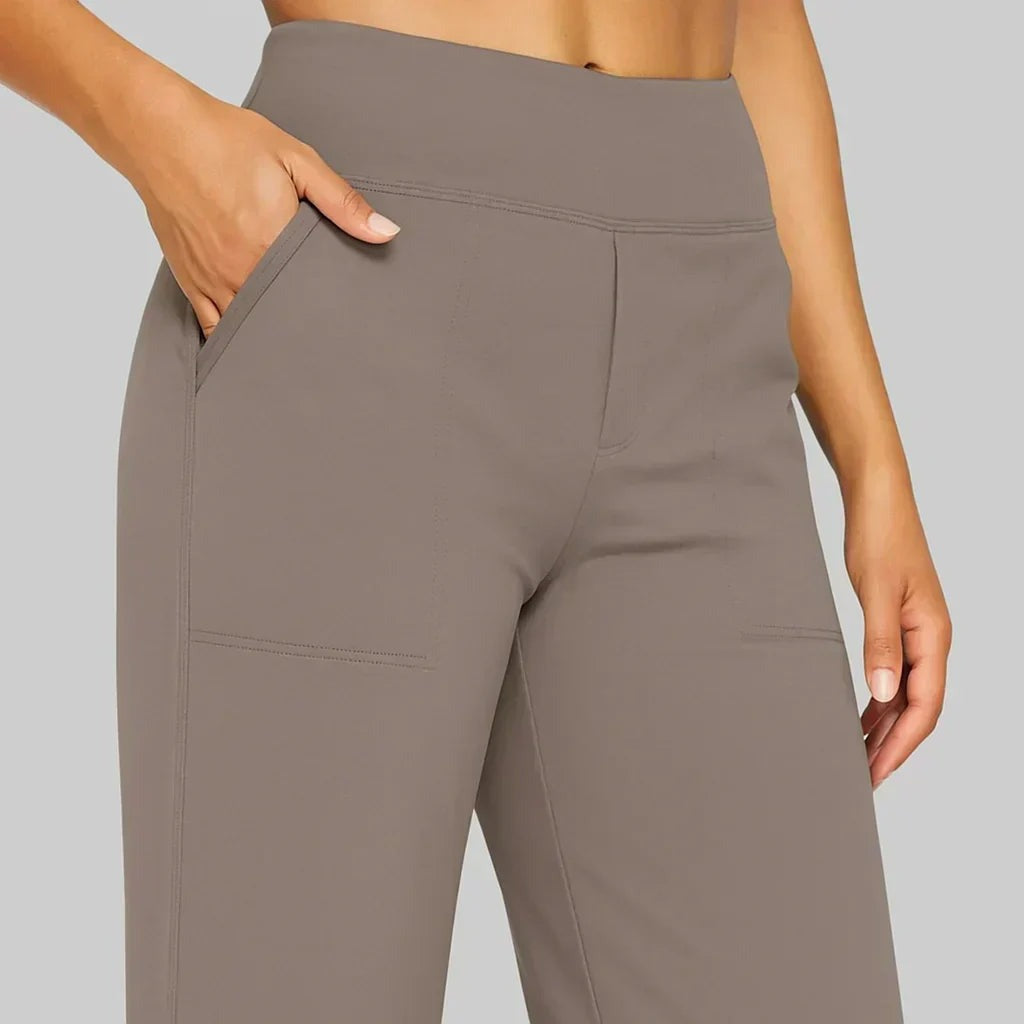 Capucine - Women's Trousers with High Waist and Wide Leg - photo 11
