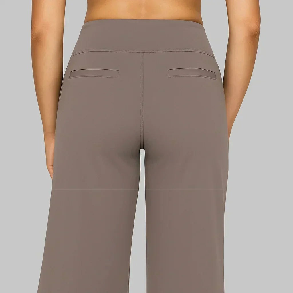 Capucine - Women's Trousers with High Waist and Wide Leg - photo 12