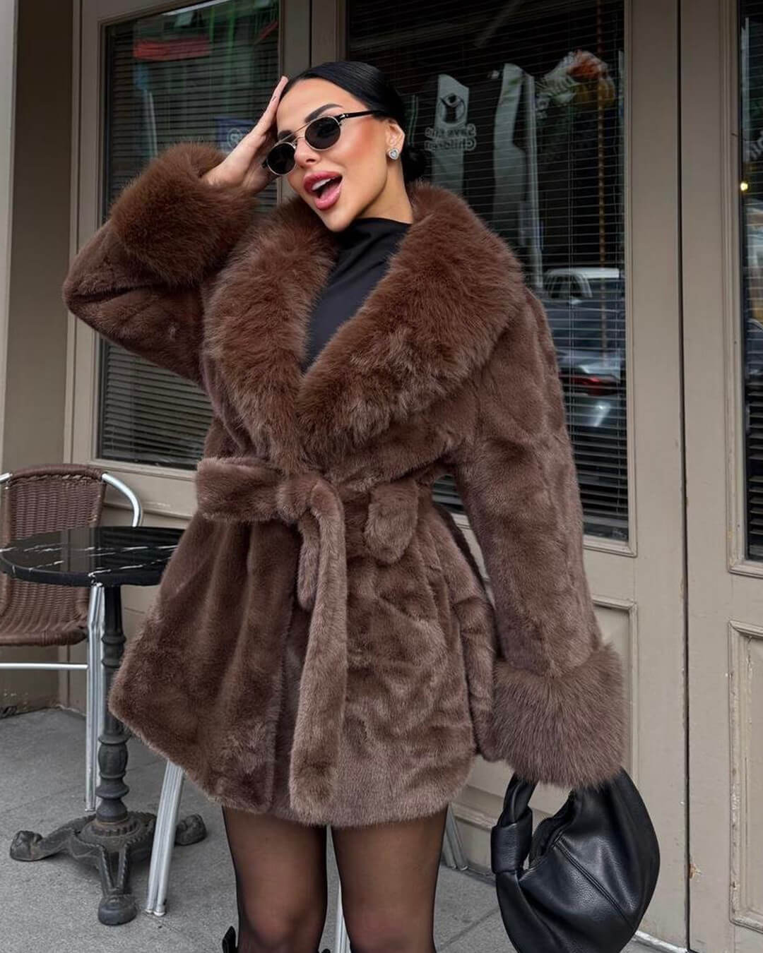 Catriona - Women's Coat with Long Sleeves - photo 8