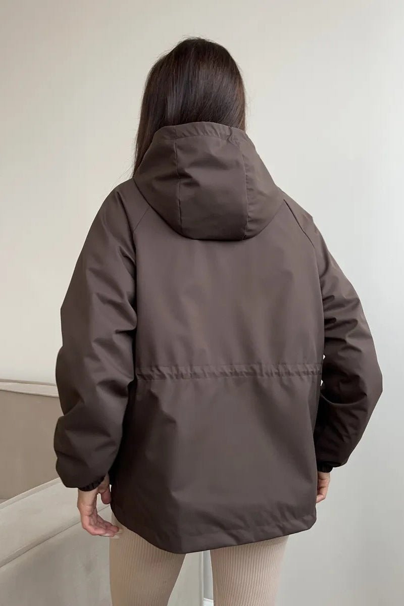 Charlotte - Women's Hooded Jacket with Drawstring Waist - photo 10