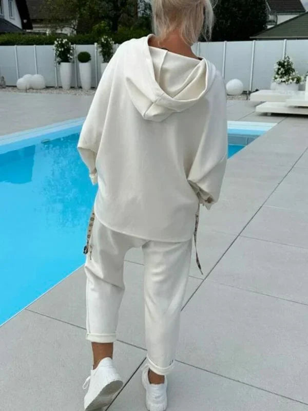Chloe - Women's Hooded Sweatshirt and Trouser Set - photo 3