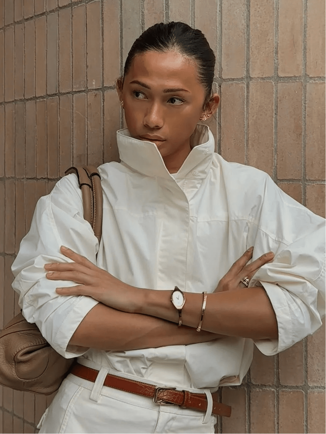 Christabel - Women's Bomber Jacket with Zip Front and Collar - photo 3