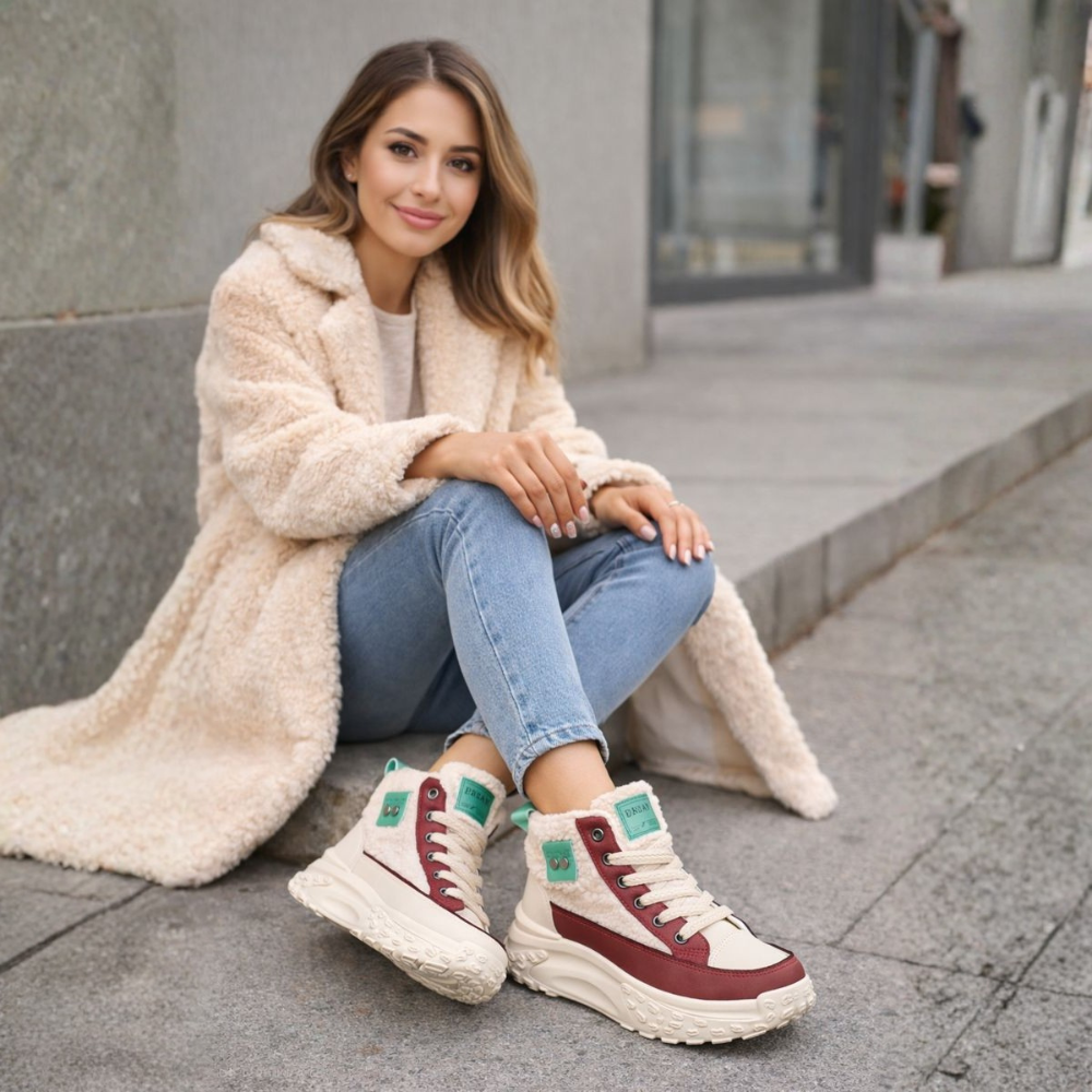 Cleo - Women's Cozy Lined Boots with Chunky Platform Sole - photo 8