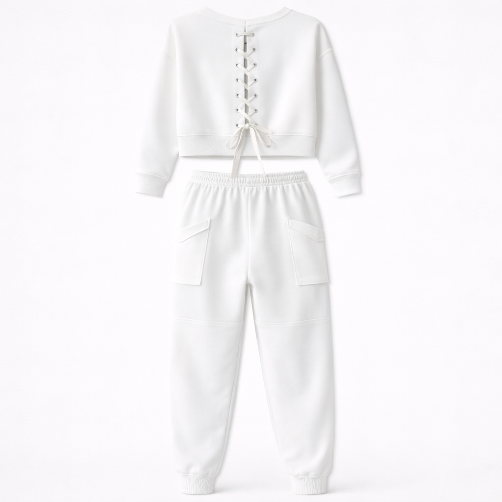 Coco - Women's Relaxed Two-Piece Set with Zip Front and Wide Leg - photo 11