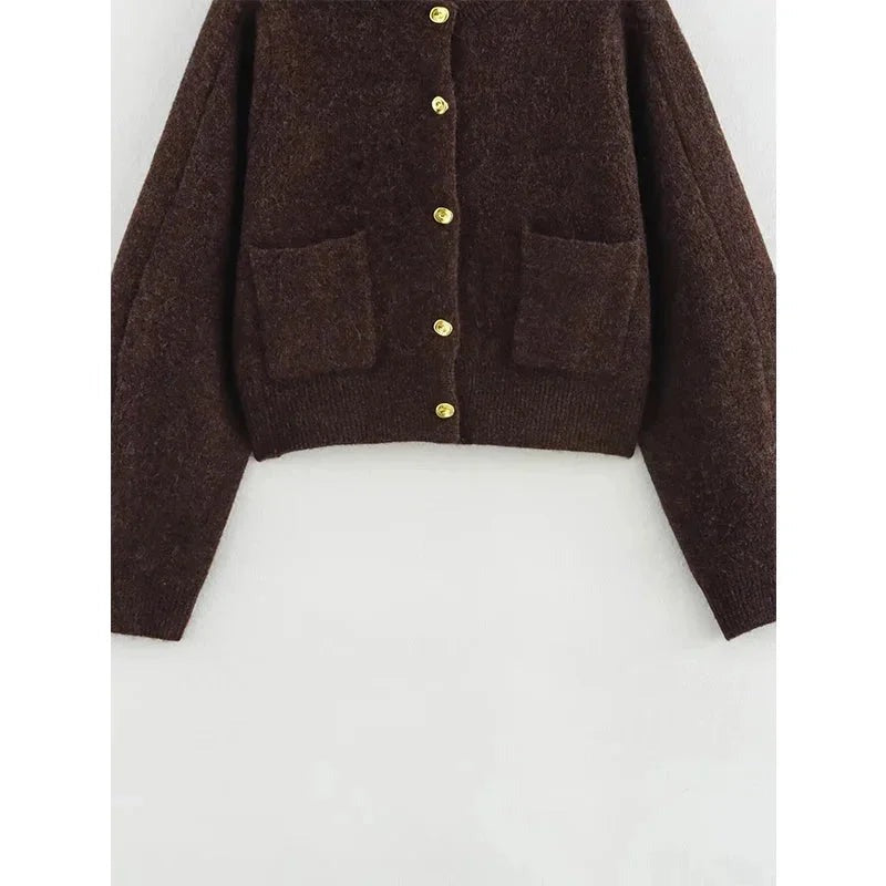 Cordelia - Women's Knitted Gilet with Side Pockets - photo 7