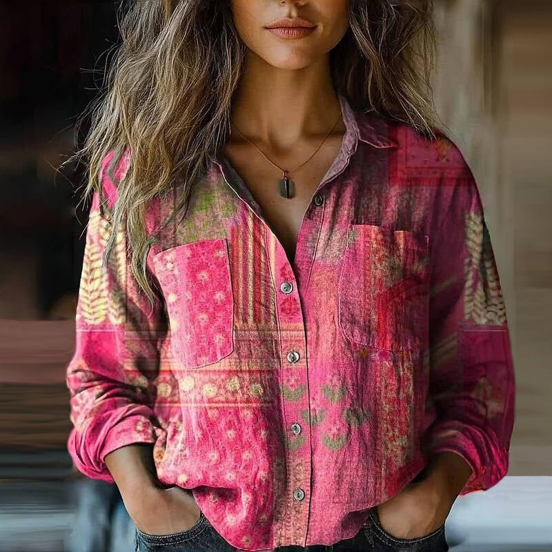Camicia button down da donna con vestibilità comoda