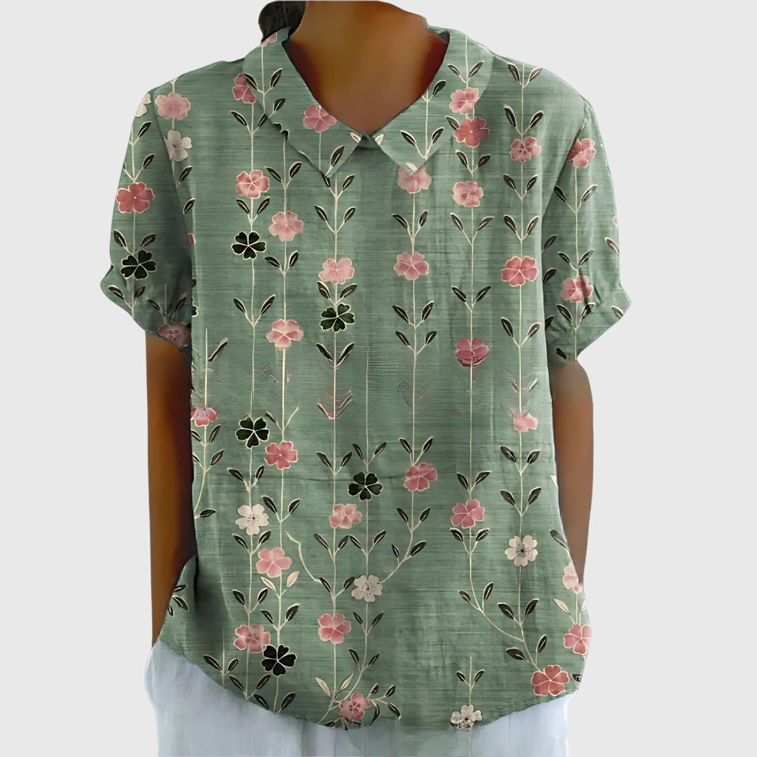 Dagny - Women's Floral Blouse - photo 1