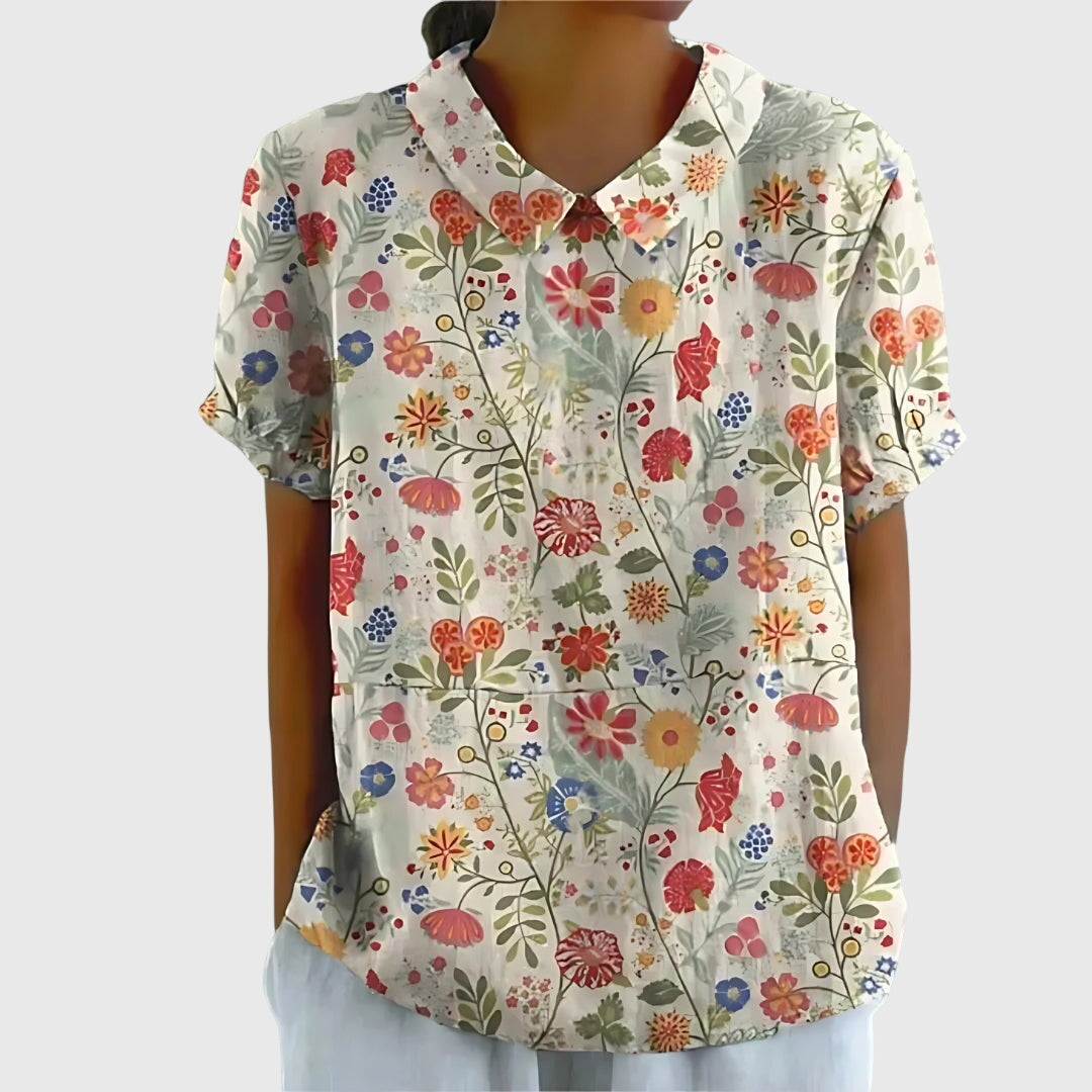Dagny - Women's Floral Blouse - photo 10