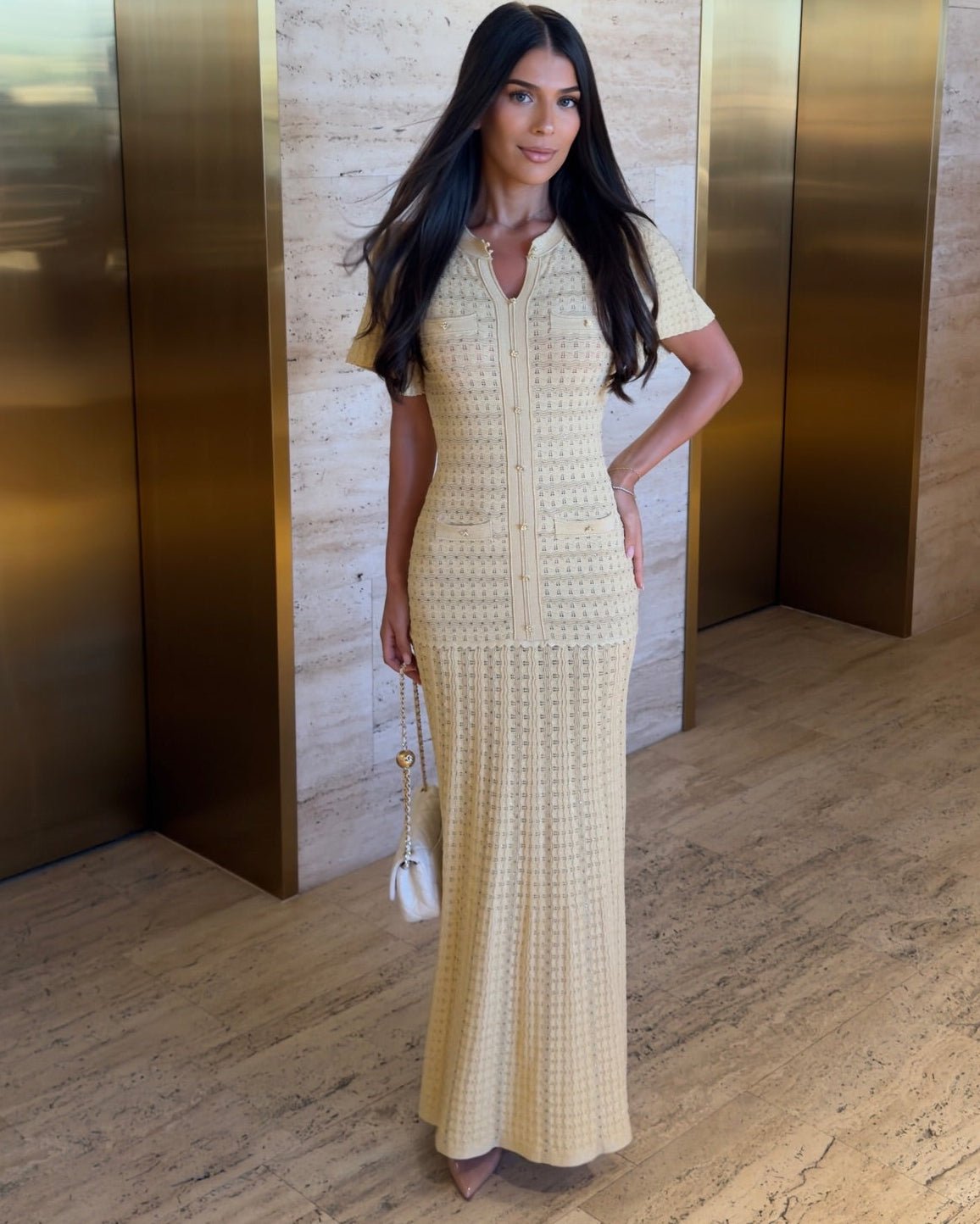Damaris - Women's Ribbed Maxi Dress - photo 2