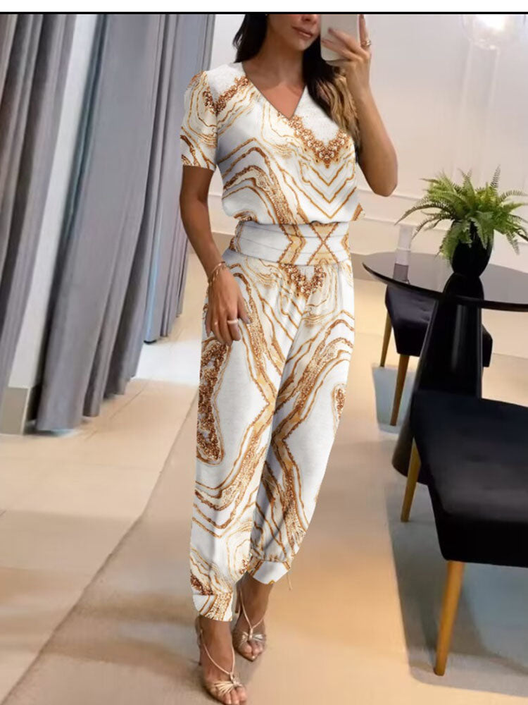 Delphine - Women's Blouse and Wide Leg Trouser Set - photo 3