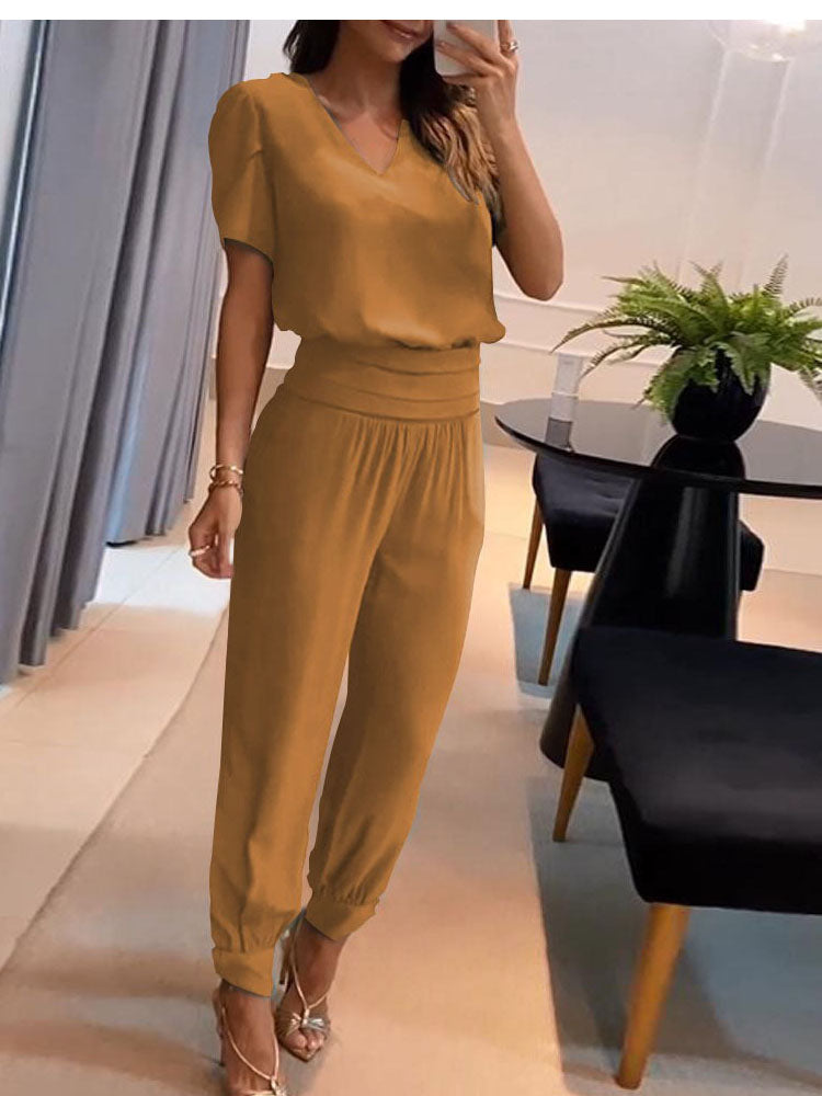 Delphine - Women's Blouse and Wide Leg Trouser Set - photo 6