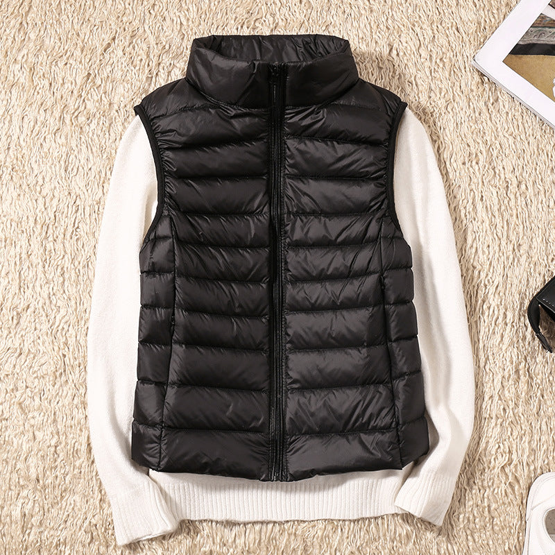 Demelza - Women's Cardigan with Pleats and Sleeveless Cut - photo 2