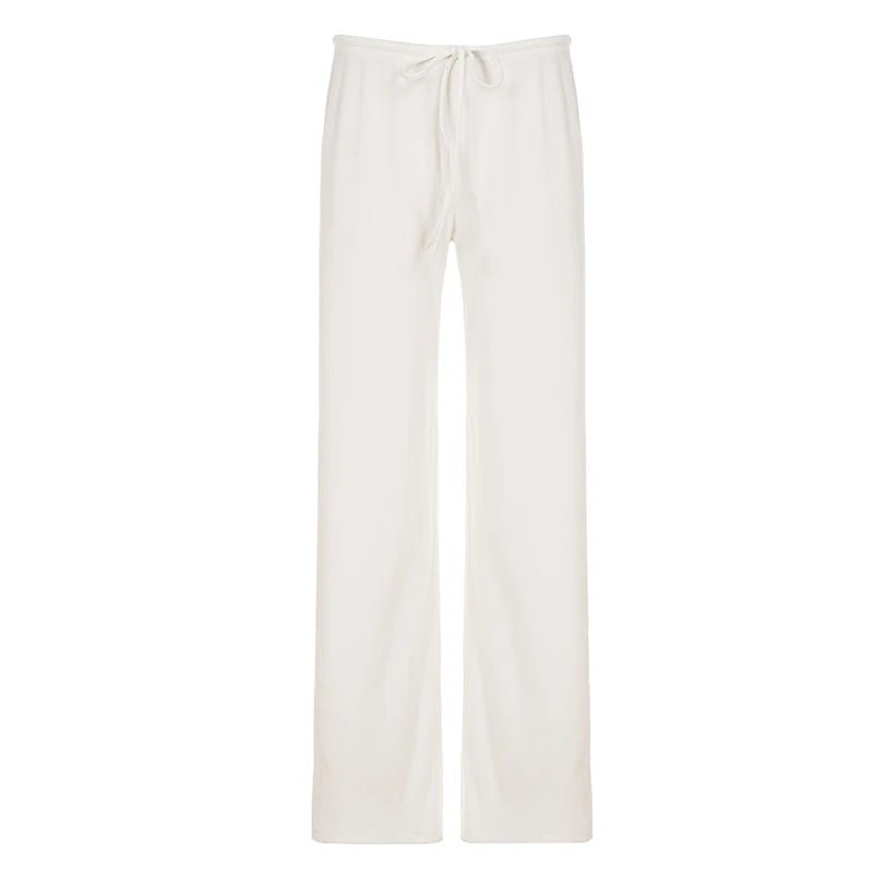 Dorcas - Women's Knitted Trousers with Wide Leg - photo 6
