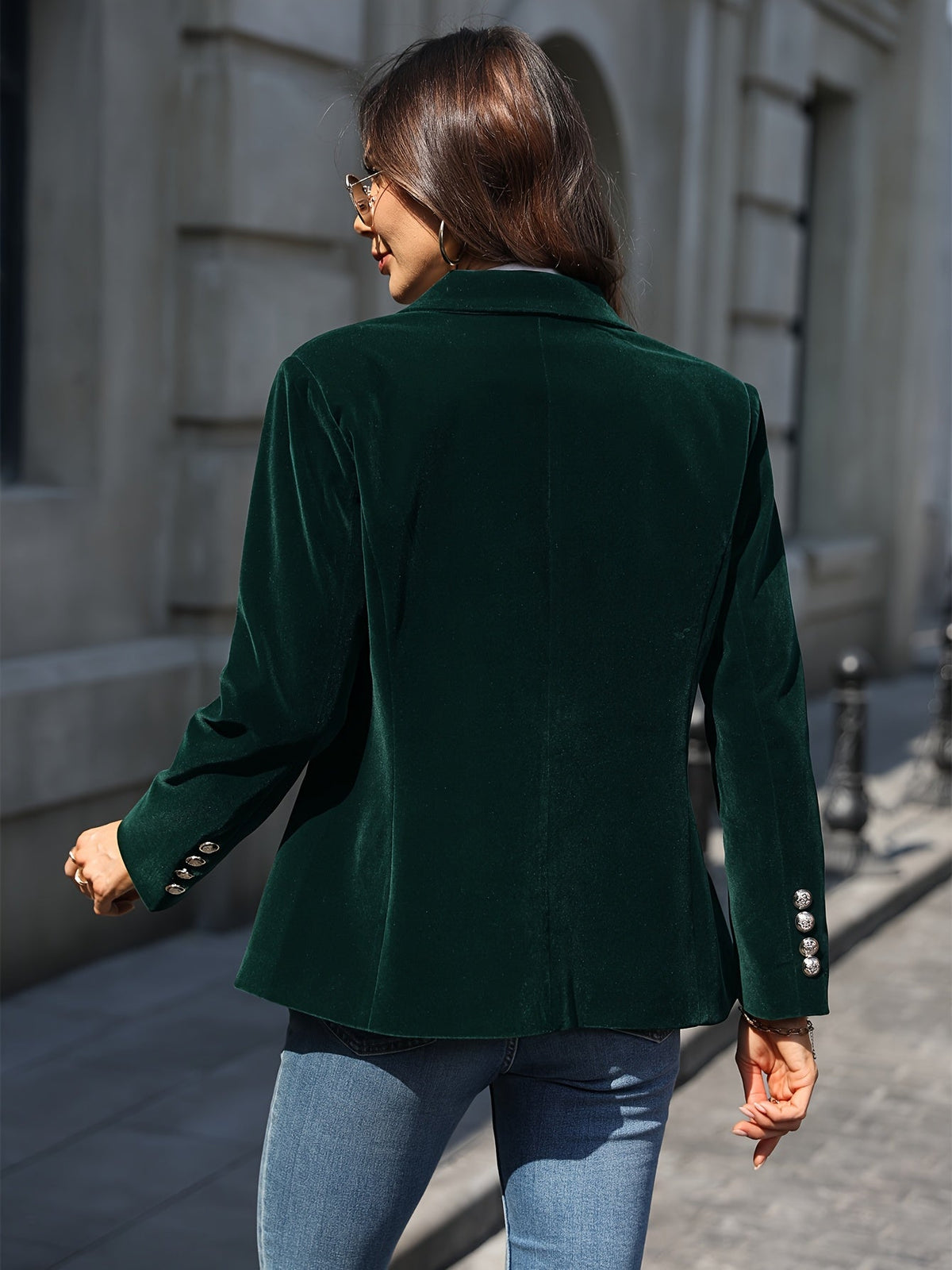 Selena - Women's Classic Button-Up Casual Blazer - photo 6