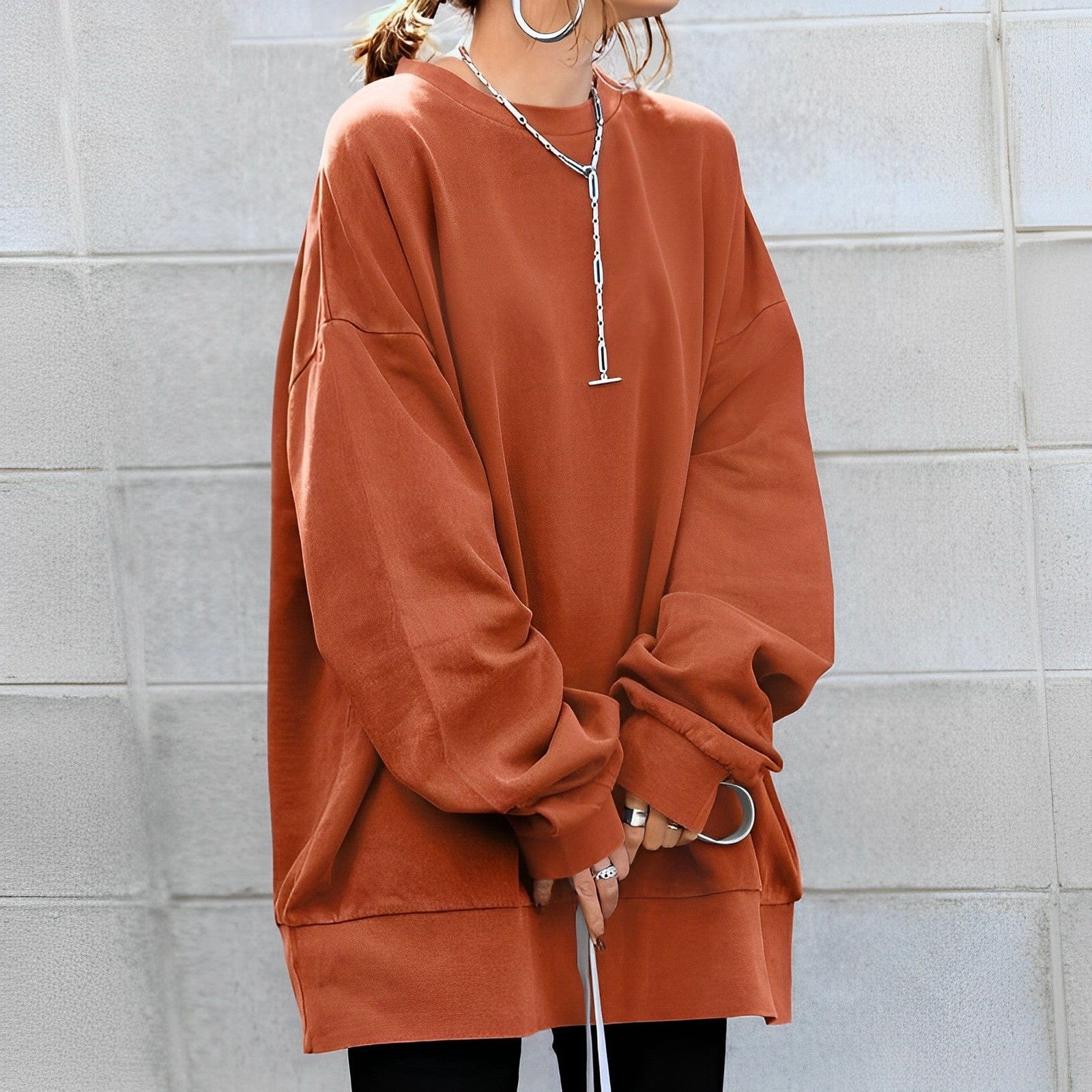 Zara - Women's Oversized Sweater - photo 4