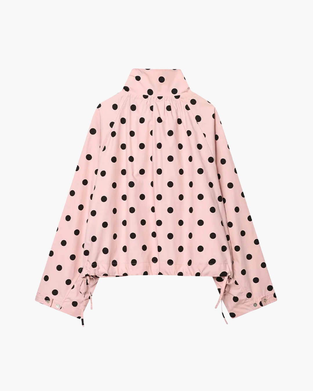 Emmaline - Women's Jacket with Polka Dot Print and Collar