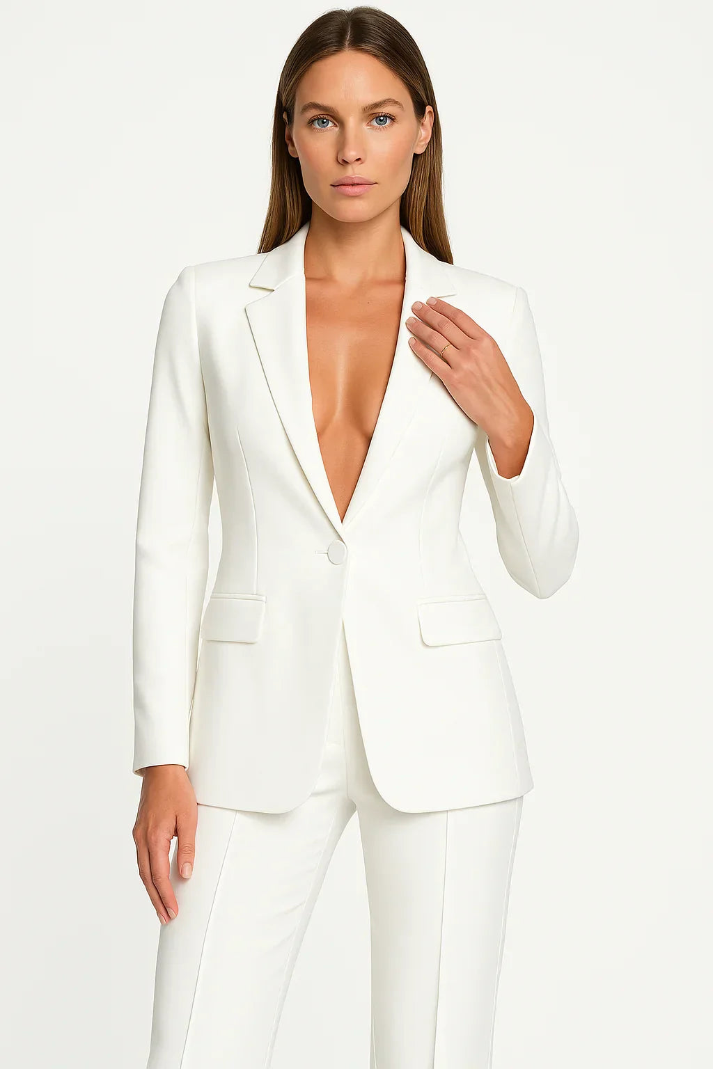 Jessica - Trendy women's blazer and trouser set - photo 3
